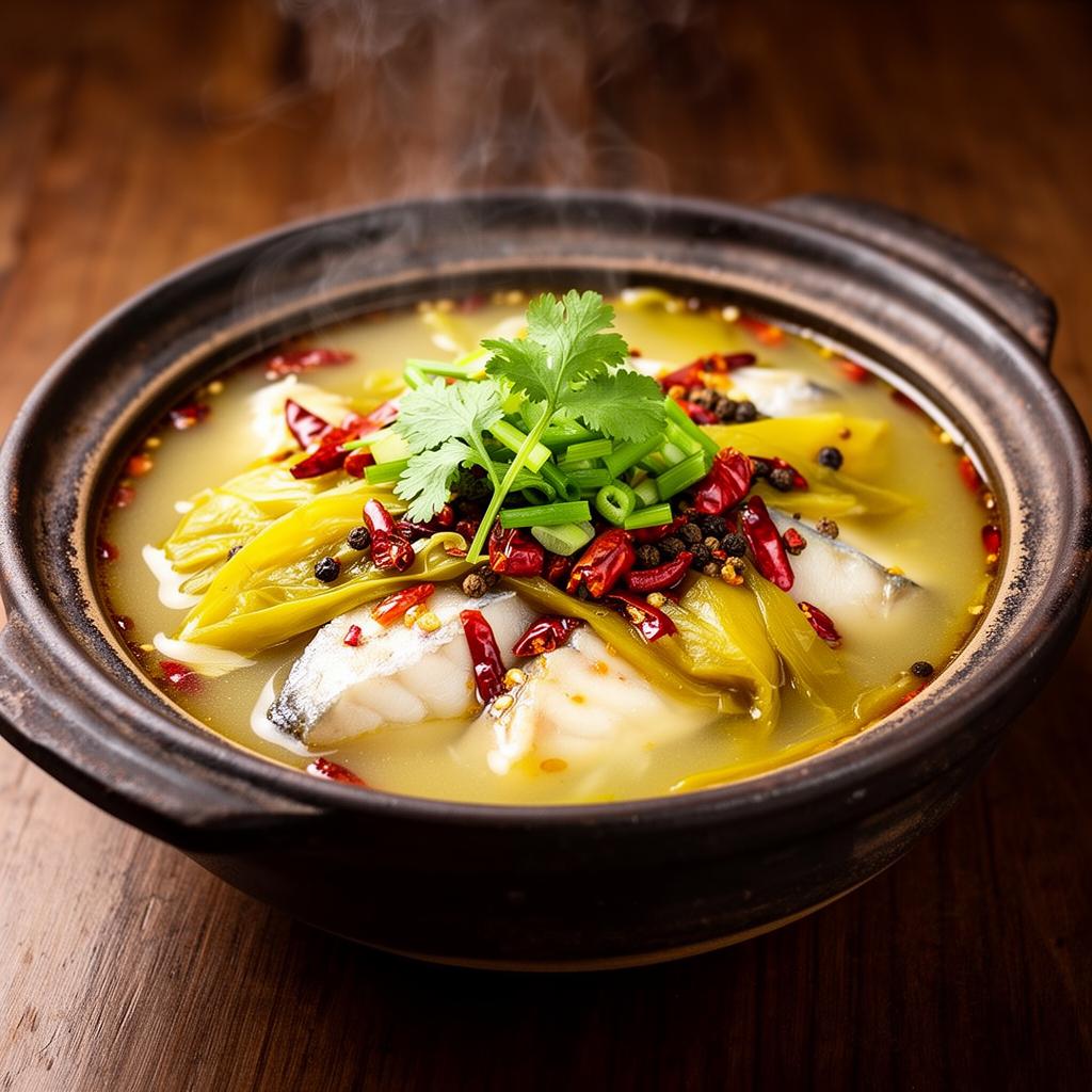 酸菜鱼 - Fish with Pickled Vegetable - XIANGWEI CHINESE CUISINE signature